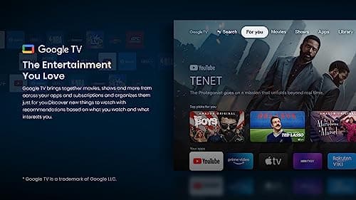 Hisense PL1 Ultra Short Throw Home Theater Smart Projector, 80"-120", 4K UHD, Dolby Vision & Atmos, HDR10, Google TV, Netflix, 2200 ANSI Lumens (Renewed) 6