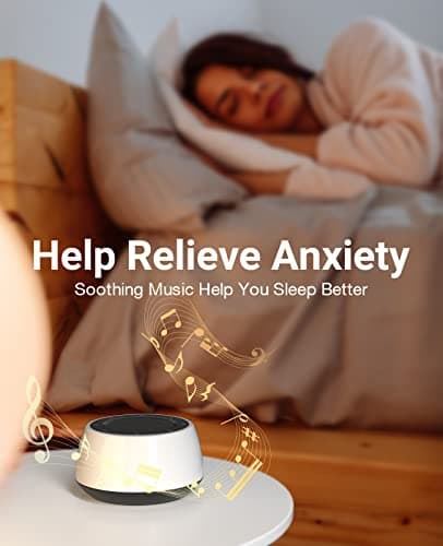 Sound Machine Baby, Kids Sound Machine with Light, White Noise Sound Machine for Sleep 5