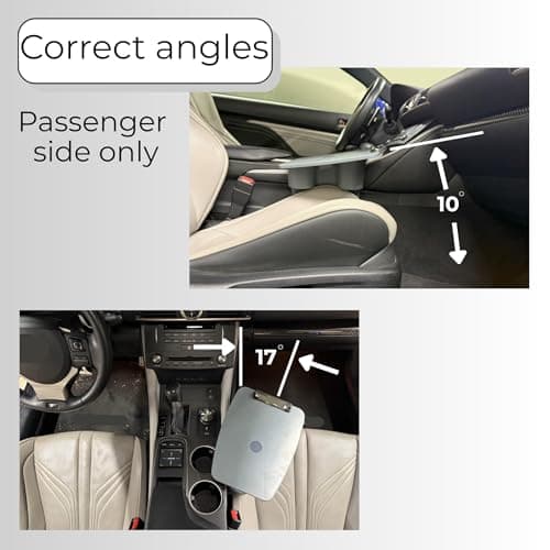 Portable Car Desk with Removable Clipboard - Fits Passenger Seat - for Laptop - Travel Desk with Drink Holder, Mobile Vehicle Desk for Professionals & Commuters, Adjustable 11.5" D x 8.5" W x 11" H 7