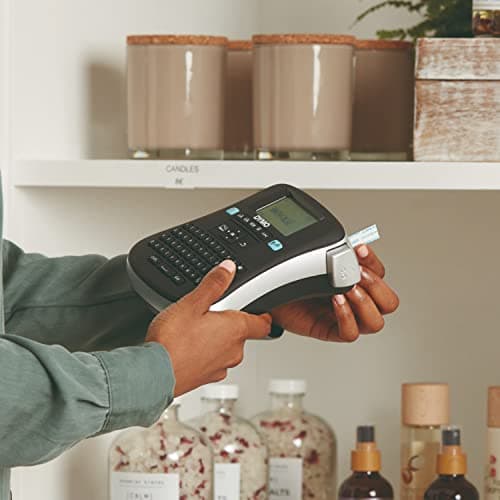 DYMO Label Maker 210D Label Maker, 2 Lines, 6 1/10w x 6 1/2d x 2 1/2h, 3" (1738976) 11