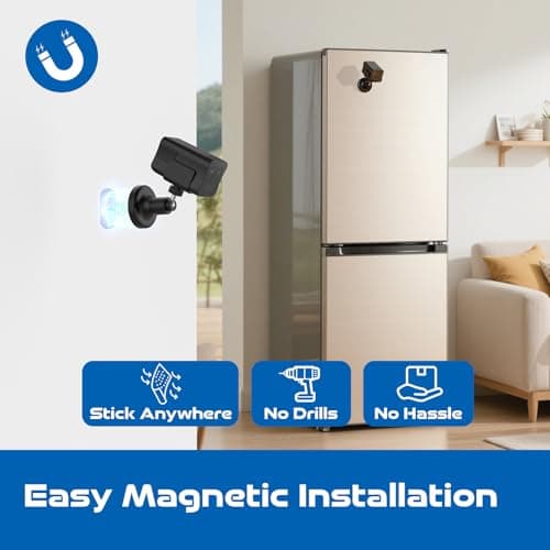 No WiFi Security Camera, 4G LTE Cellular Security Camera Indoor Wireless with Magnetic Bracket, 4G SIM Card, Dual Lens, 6X Hybrid Zoom, 20 Day Standby Battery, 2K Night Vision, PIR Motion Detection 5