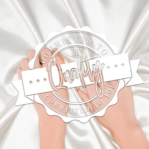 Elegant Comfort 2-Pack Cooling Viscose Satin Pillowcase Set with Hidden Zipper Closure, Silky Smooth for Best Hair and Skin Care-Beautiful Gift Box-2-Piece Satin Pillowcase Set, King, Red 9