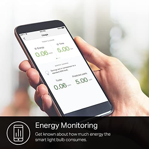 Kasa Smart Light Bulb KL110, LED Wi-Fi smart bulb works with Alexa and Google Home, A19 Dimmable, 2.4Ghz, No Hub Required, 800LM Soft White (2700K), 9W (60W Equivalent) 12