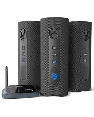 Avantree Harmony A1 – Auracast Multi-Room Wireless Speaker System for Whole-Home Audio & Background Music, Expandable Setup for Stores & Small Venues, Bluetooth Audio Input, Optical & AUX