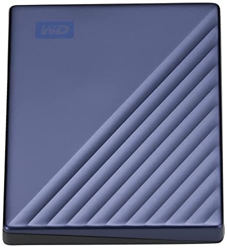WD 5TB My Passport Ultra, Blue, Portable External Hard Drive, backup software with defense against ransomware, and password protection, USB-C and USB 3.1 - WDBFTM0050BBL-WESN 7