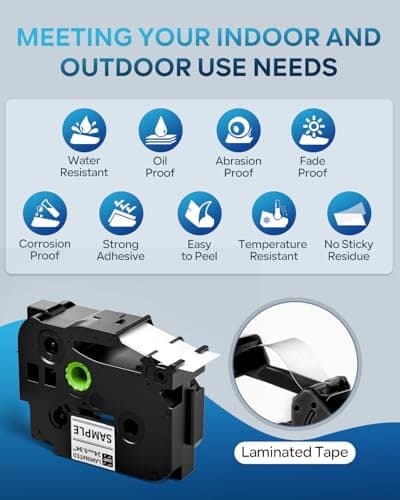 Vixic Label Maker Machine with-Tape,1 Inch Label Maker,P780BT Bluetooth Label Makers Phone Laptop Wireless Connection,Rechargeable Label Machine with Multiple Template Font for Office Small Business 9