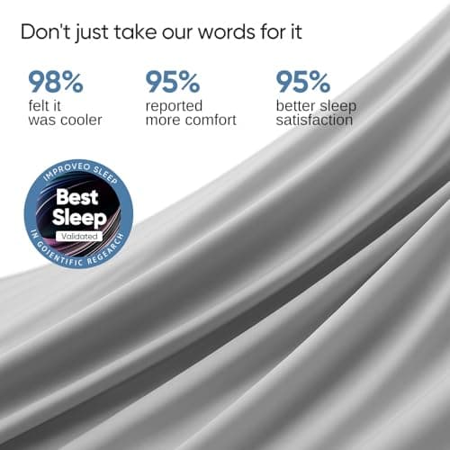 HLLBLL® Cooling Comforter, Ultra Cold Fiber Technology, All-Season Lightweight Blanket to Quickly Cool Down,Deep Sleep Throughout The Night (Cool Gray, Full/Queen (90"x90")) 6