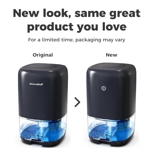 TABYIK Dehumidifier, 35 OZ Small Dehumidifiers for Room for Home, Quiet with Auto Shut Off, Dehumidifiers for Bedroom (280 sq. ft), Bathroom, RV, Closet,Blue 8