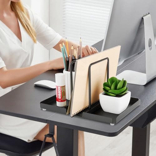 Napkin Holder for Table, Metal Napkin Holder with Salt and Pepper Shakers Caddy, Standing Paper Napkin Storage for Kitchen Dining Table Decor, Black 8