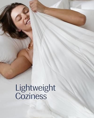 REST® Evercool® Cooling Comforter, King/Cali King, Blanket for Hot Sleepers, All Season Bedding to Keep Cool for Night Sweats, Breathable Lightweight Duvet, 106x90 Inches, Arctic White 6