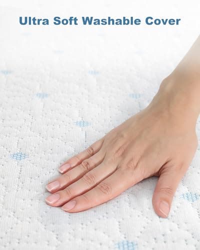 Ferlizer 4" [RV King] Memory Foam Mattress Topper for RV with Ultra Soft Cover, CertiPUR-US Certified, 72"*80", Perfect for RVs and Campers 5