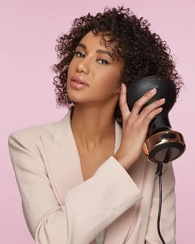 Bellissima Diffon Ceramic Diffuser Hair Dryer for Curly Hair - 2-in-1 Blow Dryer with Diffuser - Reduces Frizz, Defines Curls, Volumizes - Lightweight, Compact, Easy Hold Handle 7