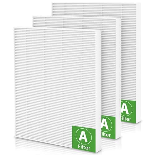 Vagmecip 115115 Size 21 Replacement Filter A Compatible with Winix C535, Winix PlasmaWave 5300, 6300, 5300-2, 6300-2, P300 Plasma wave Air Purifier, True Filter - 3 Pack