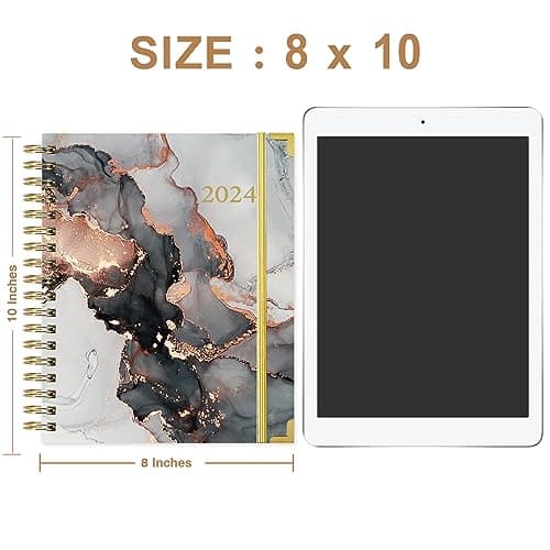 Waterink 2024 Planner - Jan. to Dec. 2024, Large Weekly & Monthly Planner, 8" x 10" - Waterink 6