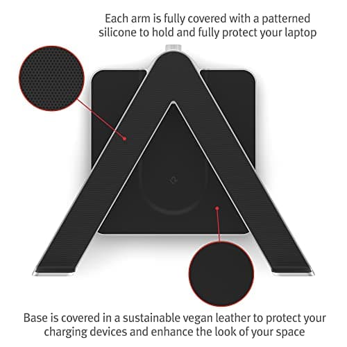 Twelve South HiRise Pro | Ergonomic, Height-Adjustable Premium Stand for Laptops and MacBooks 5