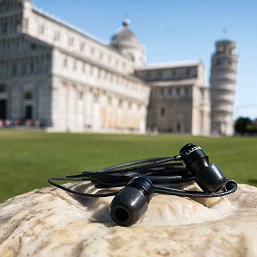 Ludos Clamor Wired Earbuds in-Ear Headphones, 5 Years Warranty, Earphones with Microphone, Noise Isolating Ear Buds for School, Kids, Women, Small Ear 5