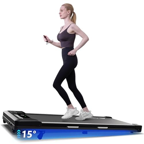 Walking Pad with Incline, AIRHOT 3 in 1 Under Desk Treadmill with 265LBS, Portable Walking Treadmill with Remote Control, LED Display, Mini Walking Jogging Machine for Home Office