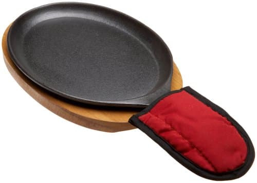 Old Mountain Fajita Plate Set, Black (10132), 15.25 Inch