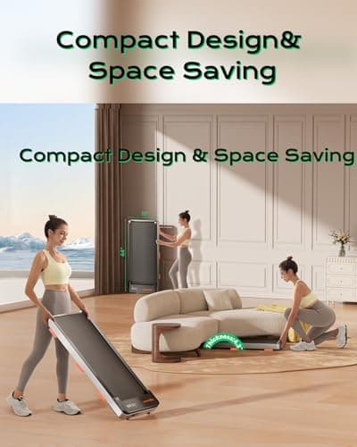 TREAFLOW Walking Pad,Treadmill with Incline for Home Office, 2.5HP Portable Under Desk Treadmill with 265 Lbs Capacity,Remote Control 6