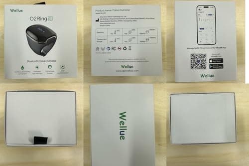 Wellue O2Ring-S Oxygen Monitor with Vibration Reminder, Bluetooth Pulse Oximeter Tracks SPO2 and Pulse Rate, 24 hrs Battery Life, 4*10 Hours Built-in Memory, Rechargeable Pulse Ox with Free PC & APP 8