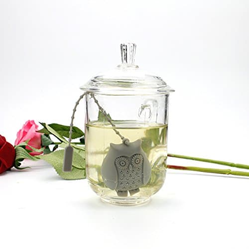 2 Pack Tea Infusers for Loose Tea - Ezeso Reusable Silicone Loose Leaf Tea Bags Strainer Filter for Herbal Tea 8