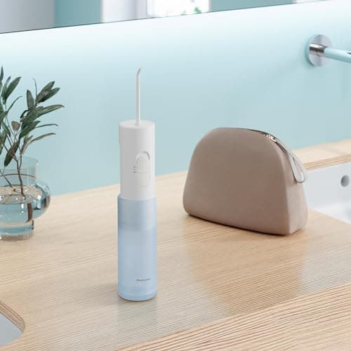 Panasonic Water Flosser for Travel, Cordless Portable Oral Irrigator with Two Water Pressure Settings, Collapsible Water Tank - EW-DJ11​-A 9