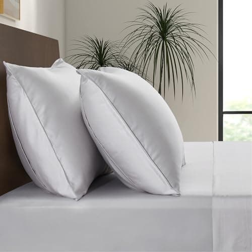 Luxury Bamboo Market | King Envelope Pillowcase Set | 100% Viscose Made from Bamboo | Organically Grown | Ultra Soft | Cooling | 2pcs [Dove Grey]