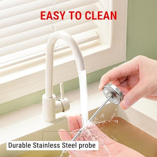 ThermoPro Dial Instant Read Meat Thermometer for Cooking, Grill Food Thermometer with Glass Lens, Portable Kitchen Thermometer with 5'' Stainless Steel Probe for Liquid, Steak, Turkey Temp Checking 7