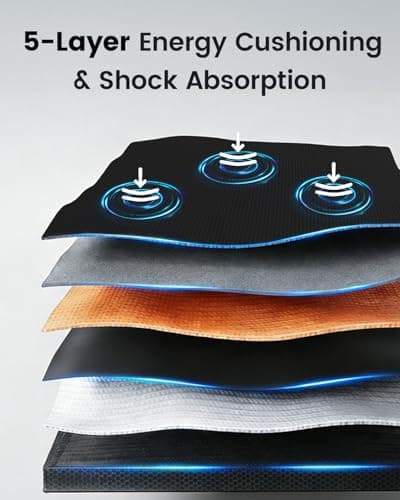 Yagud Walking Pad Treadmill with Handlebar and Incline, Anti-Slip Compact Under Desk Treadmill with Remote Control, 2.5HP Walking Jogging Running Machine for Home Office, Folding Quiet Portable 9