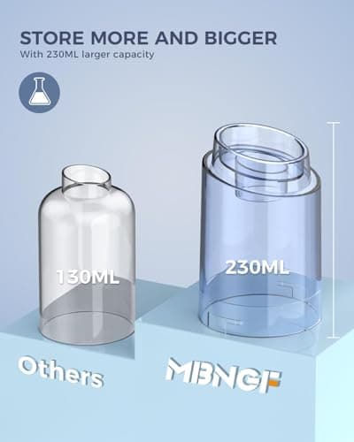 MBNGF Car Vacuum Portable Cordless, 35000PA High Power Suction & Blower, Wireless Handheld Vacuum Cleaner for Car, Home, Office, Pet(Black) 7