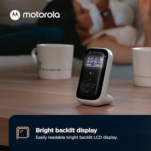 Motorola Nursery Audio Baby Monitor Dual Room HD, 1500ft Range, Night Light, 2-Way Audio, No WiFi Audio Only with Parent Unit & 2 Monitors, PIP15 7