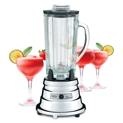 Waring Commercial BB900G 1/2 HP Chrome Bar Blender with 40-Ounce Glass Container Silver 5