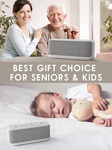 OnLyee White Noise Machine for Office Privacy & Noise Canceling, USB Rechargeable Sound Machine for Sleeping Adults, 42 Soothing Sounds, Lullabies, Fan Sounds, Auto-Off Timer – Ideal for Sleep & Focus 6