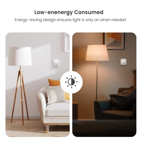 TREATLIFE WiFi Motion Sensor, 2.4GHz PIR Motion Sensor for Alarm System, Smart Home Automation, Trigger Lights & Scenes, Wide Range Detection, APP Real-Time Alerts, No Hub Required 5