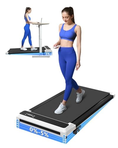Walking Pad with Incline,2 in 1 Walking Pad Treadmill for Walking and Running, Under Desk Treadmill 5% Incline for Home/Office with LED Display