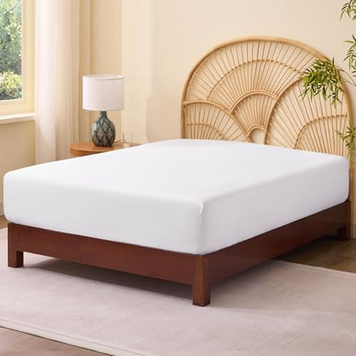 FreshCulture Fitted Sheet, Cooling Sheets Queen Size, Viscose Derived from, Durable, Ultra Soft and Breathable