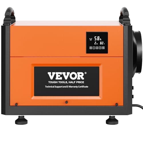 VEVOR 125 Pints Commercial Dehumidifier with Drain Hose for Crawl Spaces, Basements Warehouse & Job Sites, Large Capacity Dehumidifier for Water Damage Restoration, Auto Defrost, CSA Listed 11