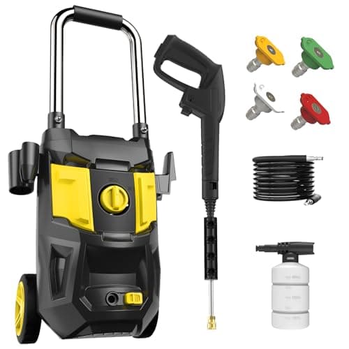 DECOKTOOL Electric Pressure Washer, Yellow