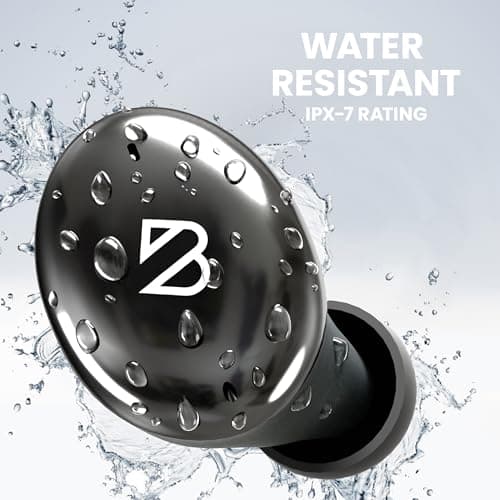 Back Bay Audio Tempo 30 Wireless Earbuds for Small Ears - Award-Winning Sound, Sweatproof Bluetooth Earbuds, Comfortable Ear Buds for Women, Black Earphones Small Ear Canals, Long Battery Headphones 7