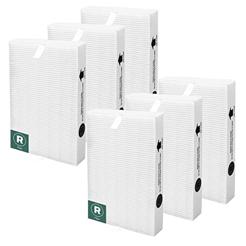 HPA300 HEPA Filter R Replacement for Honeywell HPA300 HPA200 HPA100 HPA090 Series Air Purifier, Compatible with HRF-R3 & HRF-R2 & HRF-R1, 6-Pack by APPLIANCEMATES