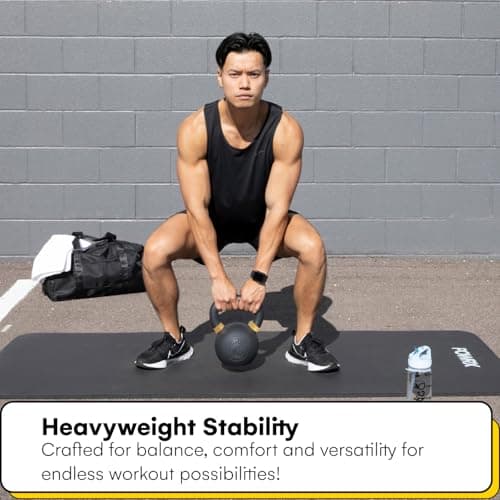 Kettlebell Kings Powder Coated Kettlebell, 14KG/31LB, Cast Iron, Black, Ideal for Home Gym 6