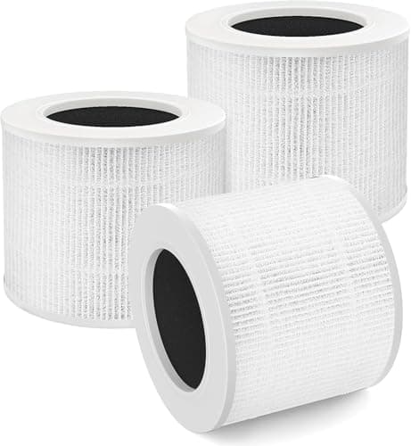 Core Mini Replacement Filter for LEVOIT Air Purifier, 3-in-1 Grade Filters Compatible with LEVOIT Air Purifier Core Mini-P, Core Mini-RF, Core Mini Filter Replacement 3 Pack