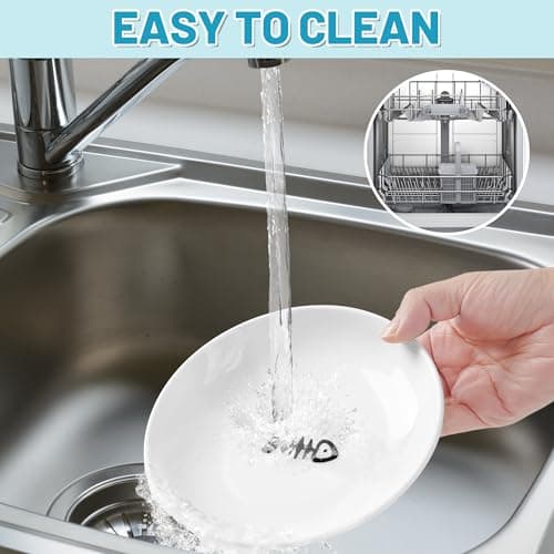 Wellbro Cat Bowls, Elevated Cat Bowl, Raised Ceramic Dish with Metal Stand, Pet Water or Food Feeding Station for Indoor Cats, Kitten, Puppies and Small Dogs, Dishwasher Safe 5