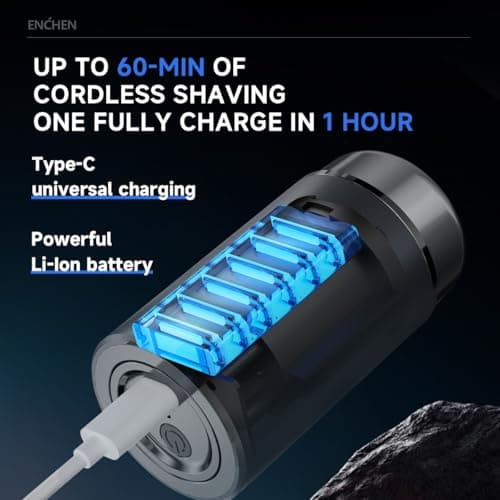 Mini Electric Shaver, Mini Shavers for Men, USB Rechargeable, Portable, Waterproof, for Home, Office, Car, Travel, Z3 8