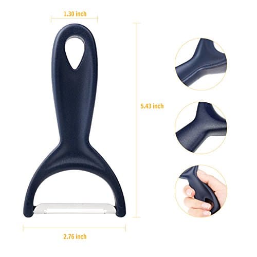 Tagefa Potato Peeler Y Shaped Vegetable Peeler, Premium Ultra Sharp Fruit Peeler for Kitchen 2