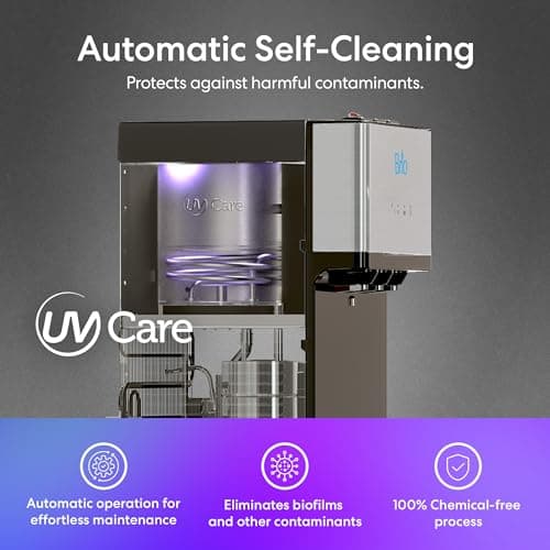 Brio Self Cleaning Bottom Loading Water Cooler Water Dispenser – Limited Edition - 3 Temperature Settings - Hot, Cold & Cool Water 7
