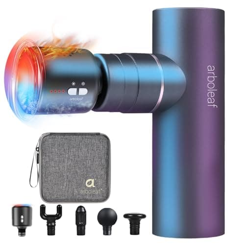 arboleaf Thermacool Massage Gun Deep Tissue with Heat and Cold Head, Full-Metal Electric Portable Hand Held Massager Gun for Back, Body Sore Muscles, Pain Relief