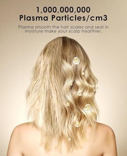 osou Foldable Hair Dryer for Travel - Global Voltage with Auto-Sensing, 1B Plasma Particles, 200times/s Temp Control, Portable Blow Dryer with Single-Sided Comb, Gray 6