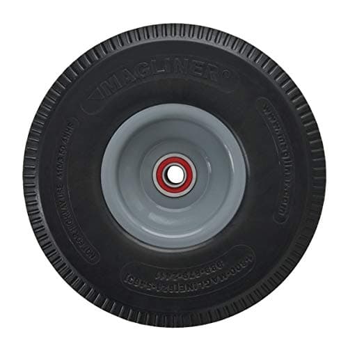 Magliner HMK15AG2C Aluminum Hand Truck, Vertical Loop Handle, 18" x 9" Aluminum Extruded Nose Plate, 500 lb Capacity 5