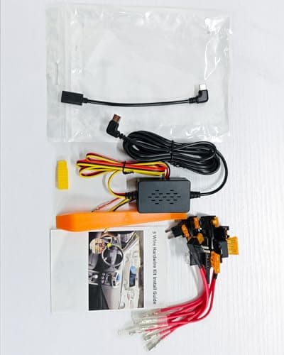 RENGAC Dash Cam Hardwire Kit,USB-C Adapter Cable for Full-Size Type C Interface Dash Camera,USB C Power Port,24H Parking Monitoring with Low Voltage Protection 7